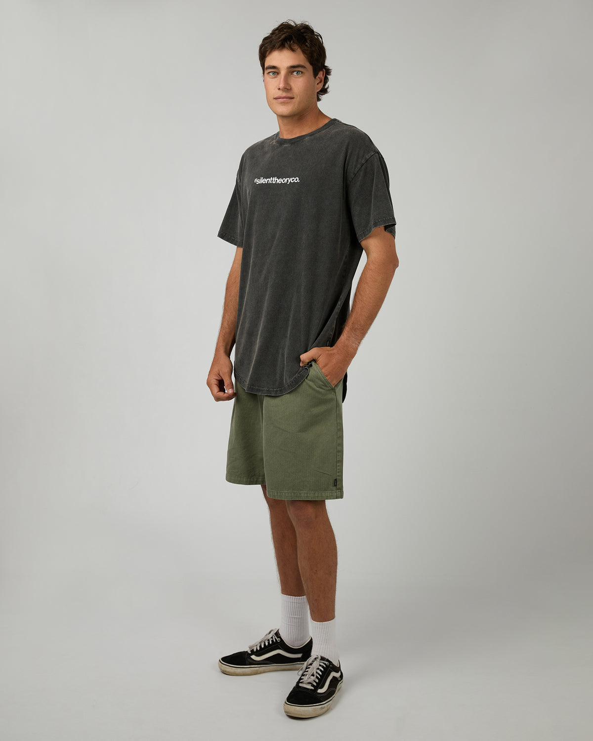 Milestone Tee - Washed Black