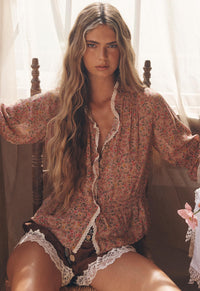 Mimi-Rose Blouse - Pinky Posey
