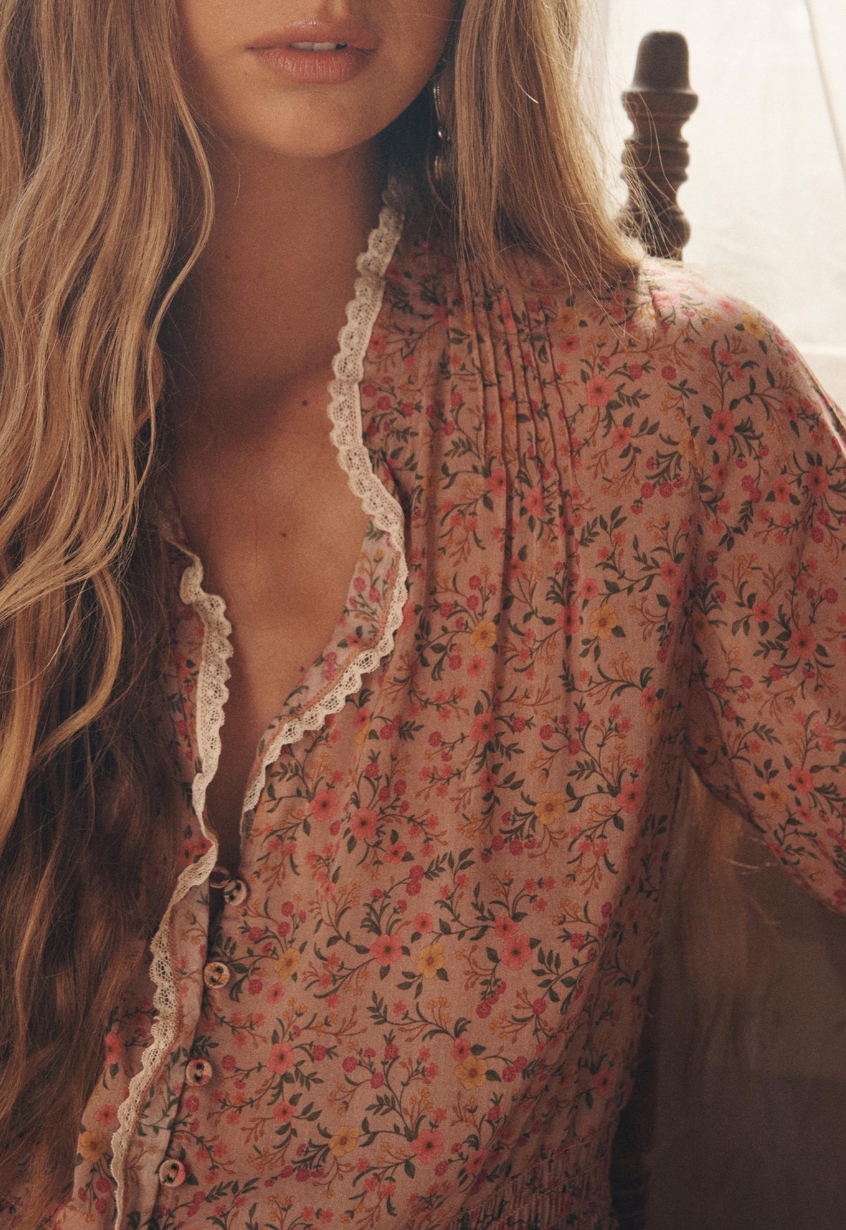 Mimi-Rose Blouse - Pinky Posey