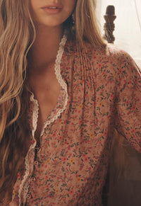 Mimi-Rose Blouse - Pinky Posey