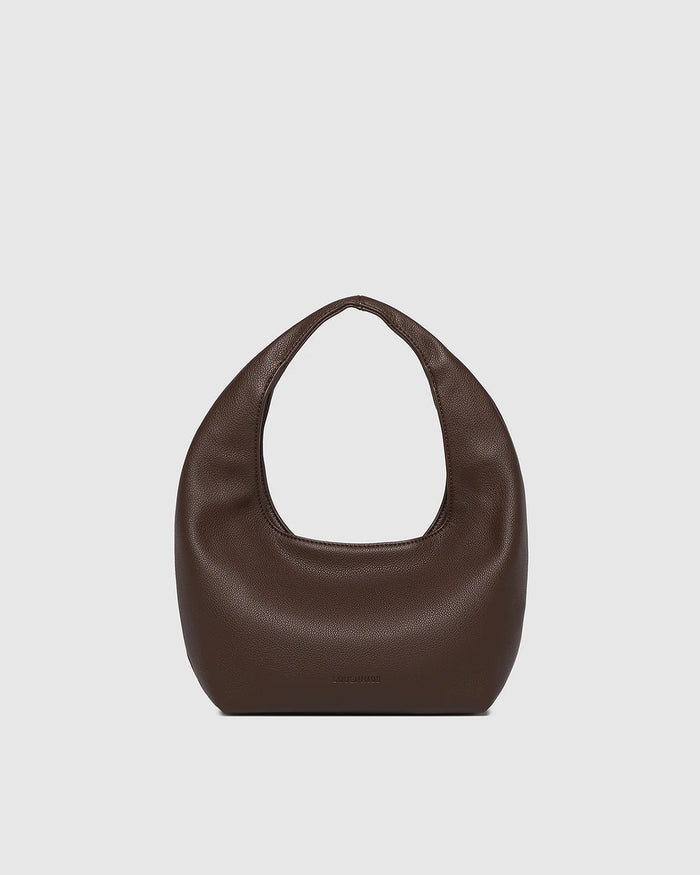 Mini Monaco Shoulder Bag - Chocolate. Louenhide