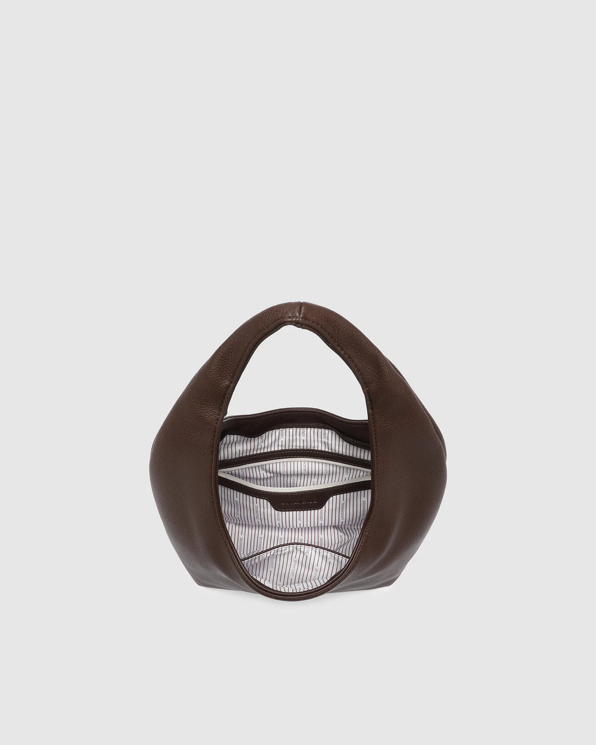 Mini Monaco Shoulder Bag - Chocolate. Louenhide