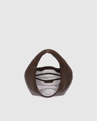 Mini Monaco Shoulder Bag - Chocolate. Louenhide
