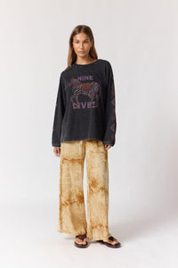 Mirage Long Sleeve Tee -Noir