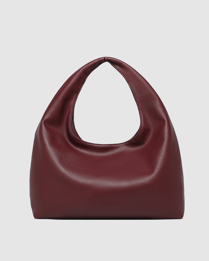 Monaco Shoulder Bag - Burgundy