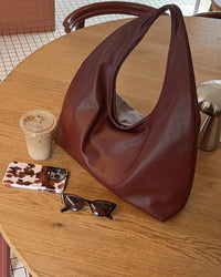 Monaco Shoulder Bag - Burgundy