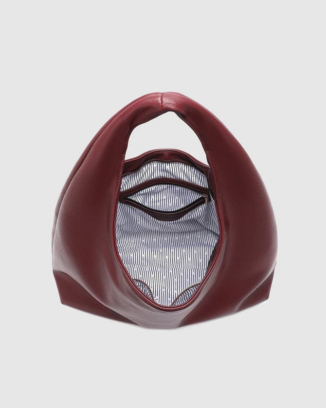 Monaco Shoulder Bag - Burgundy