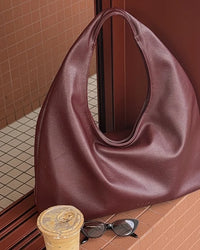 Monaco Shoulder Bag - Burgundy