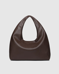 Monaco Shoulder Bag - Chocolate. Louenhide