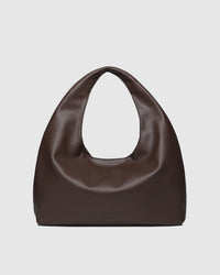 Monaco Shoulder Bag - Chocolate. Louenhide