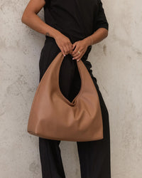 Monaco Shoulder Bag - Toffee. Louenhide