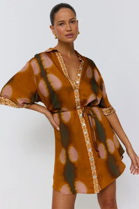 Lois Shirt Dress - Umber