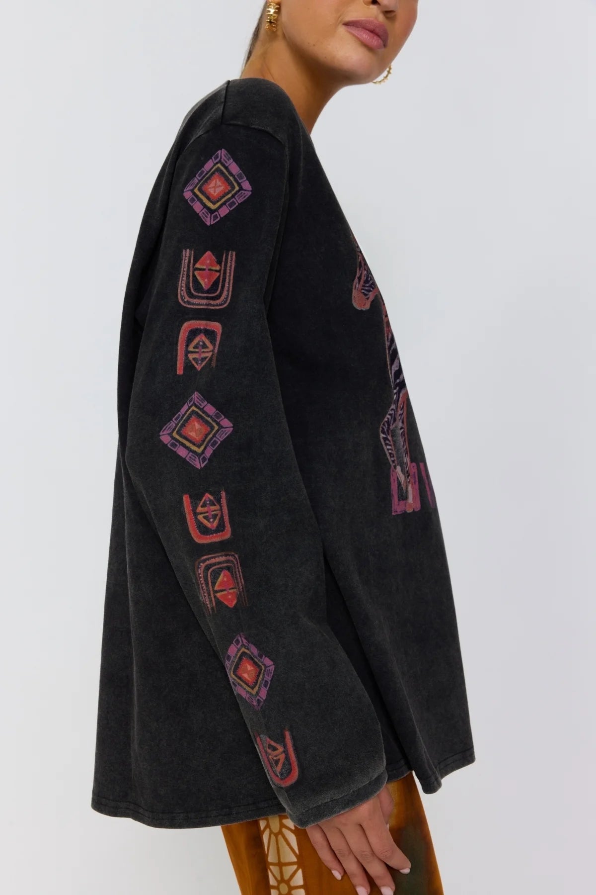 Mirage Long Sleeve Tee -Noir