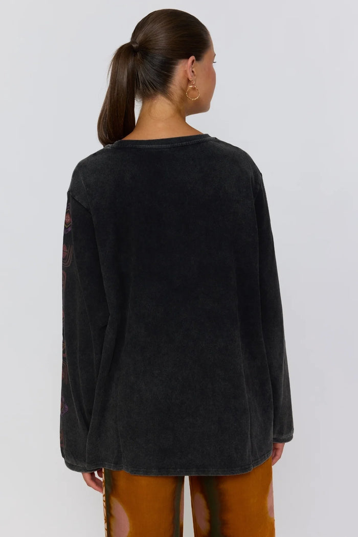 Mirage Long Sleeve Tee -Noir