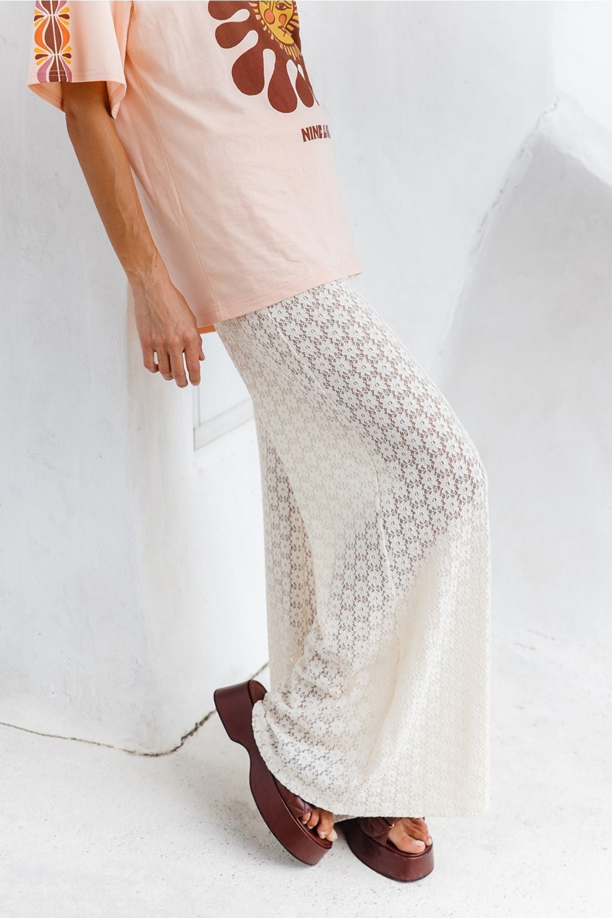 Palazzo Pants - Vanilla
