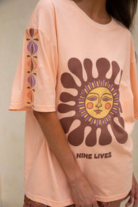 Rainbow Chaser Tee - Peachy