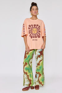 Rainbow Chaser Tee - Peachy