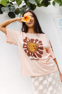 Rainbow Chaser Tee - Peachy