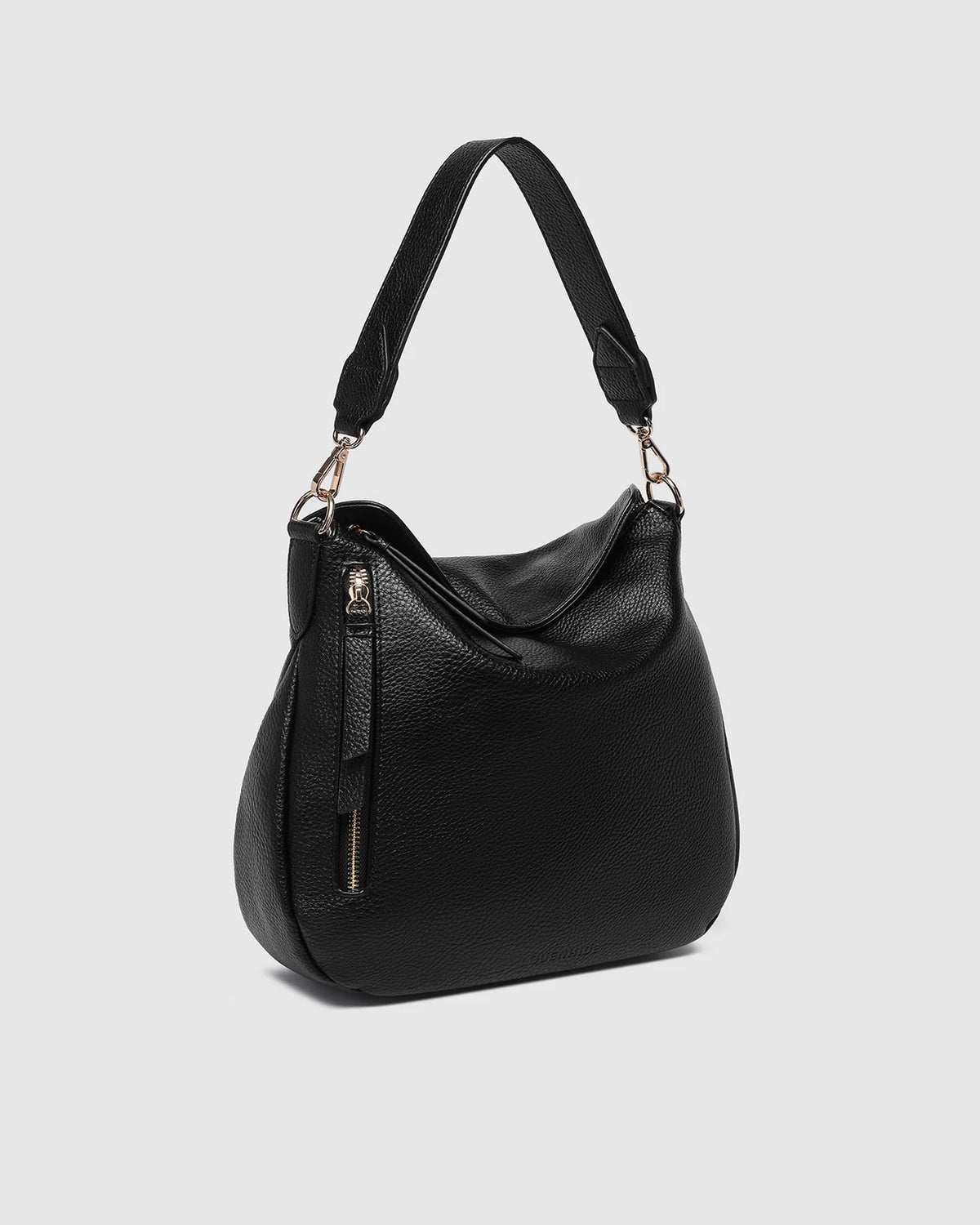 Nadia Shoulder Bag - Black. Louenhide
