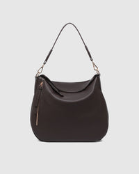 Nadia Shoulder Bag - Chocolate. Louenhide