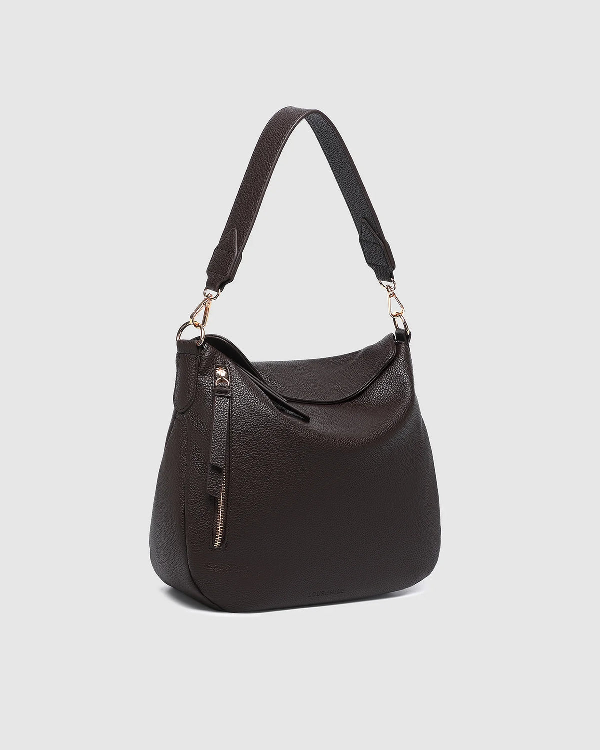 Nadia Shoulder Bag - Chocolate. Louenhide