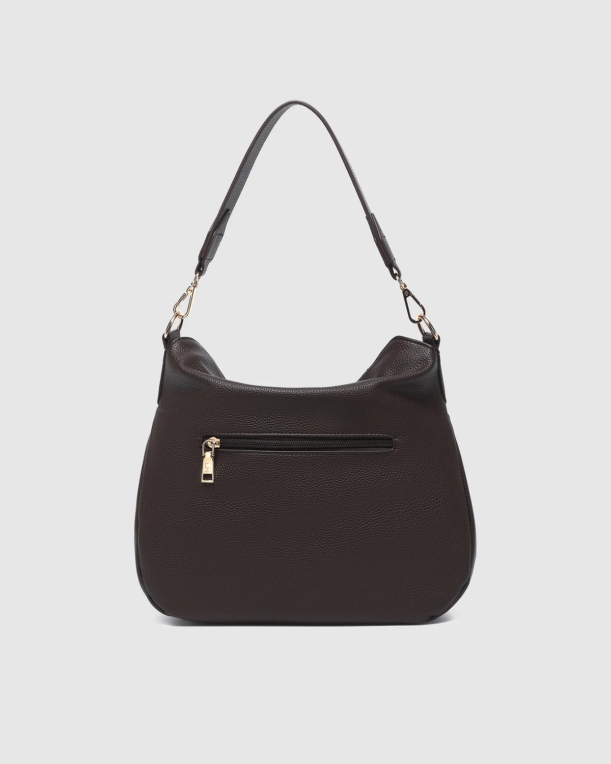 Nadia Shoulder Bag - Chocolate. Louenhide