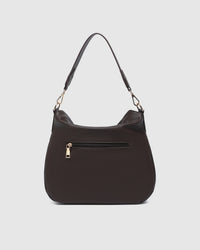Nadia Shoulder Bag - Chocolate. Louenhide