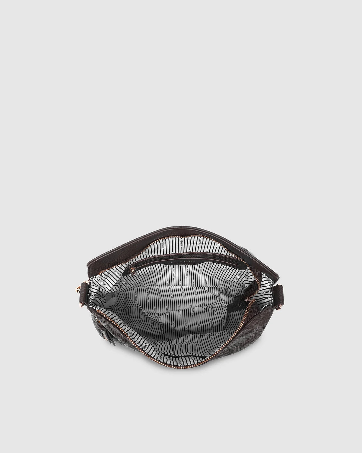 Nadia Shoulder Bag - Chocolate. Louenhide