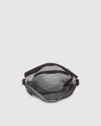 Nadia Shoulder Bag - Chocolate. Louenhide