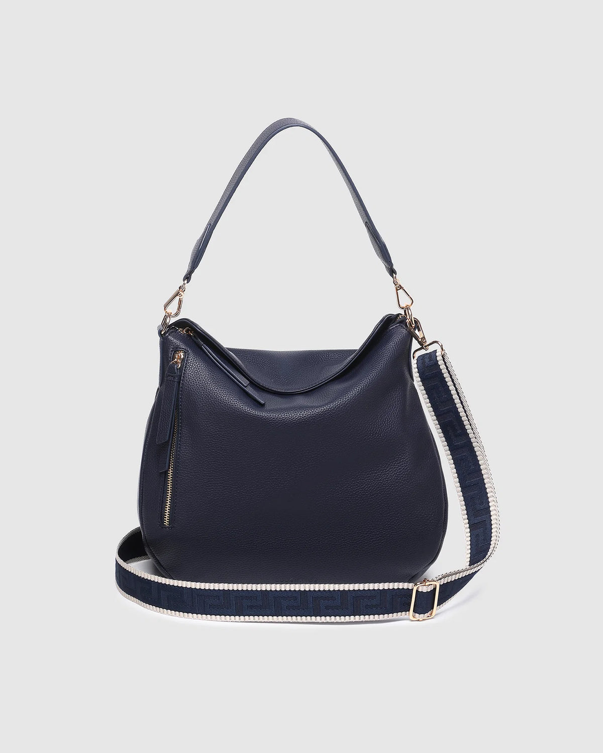 Nadia Shoulder Bag - Navy. Louenhide