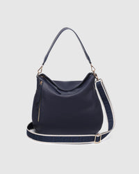 Nadia Shoulder Bag - Navy. Louenhide