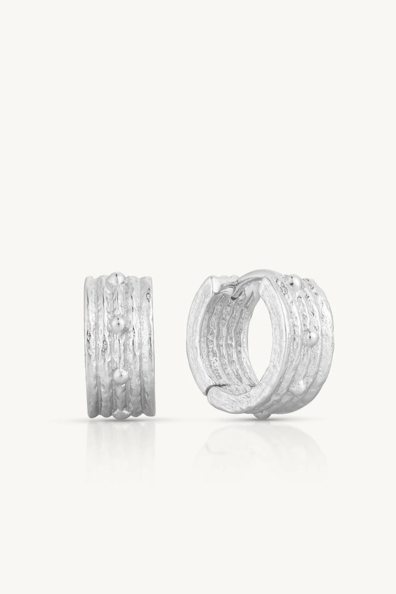 Nala Silver Hoops