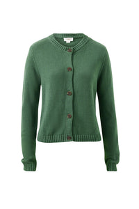 Nelly Long Sleeve Knit Cardi - Basil. Ceres Life