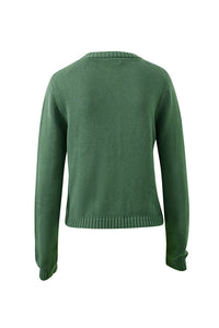 Nelly Long Sleeve Knit Cardi - Basil. Ceres Life