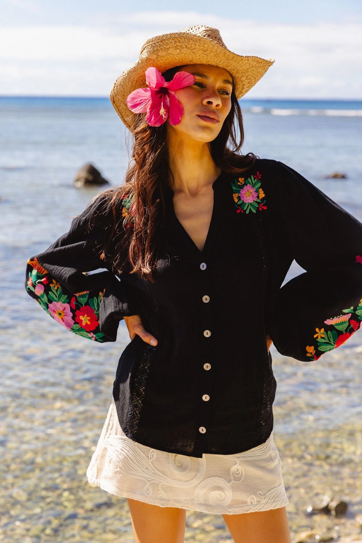 Clover Blouse - Noche