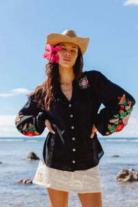 Clover Blouse - Noche