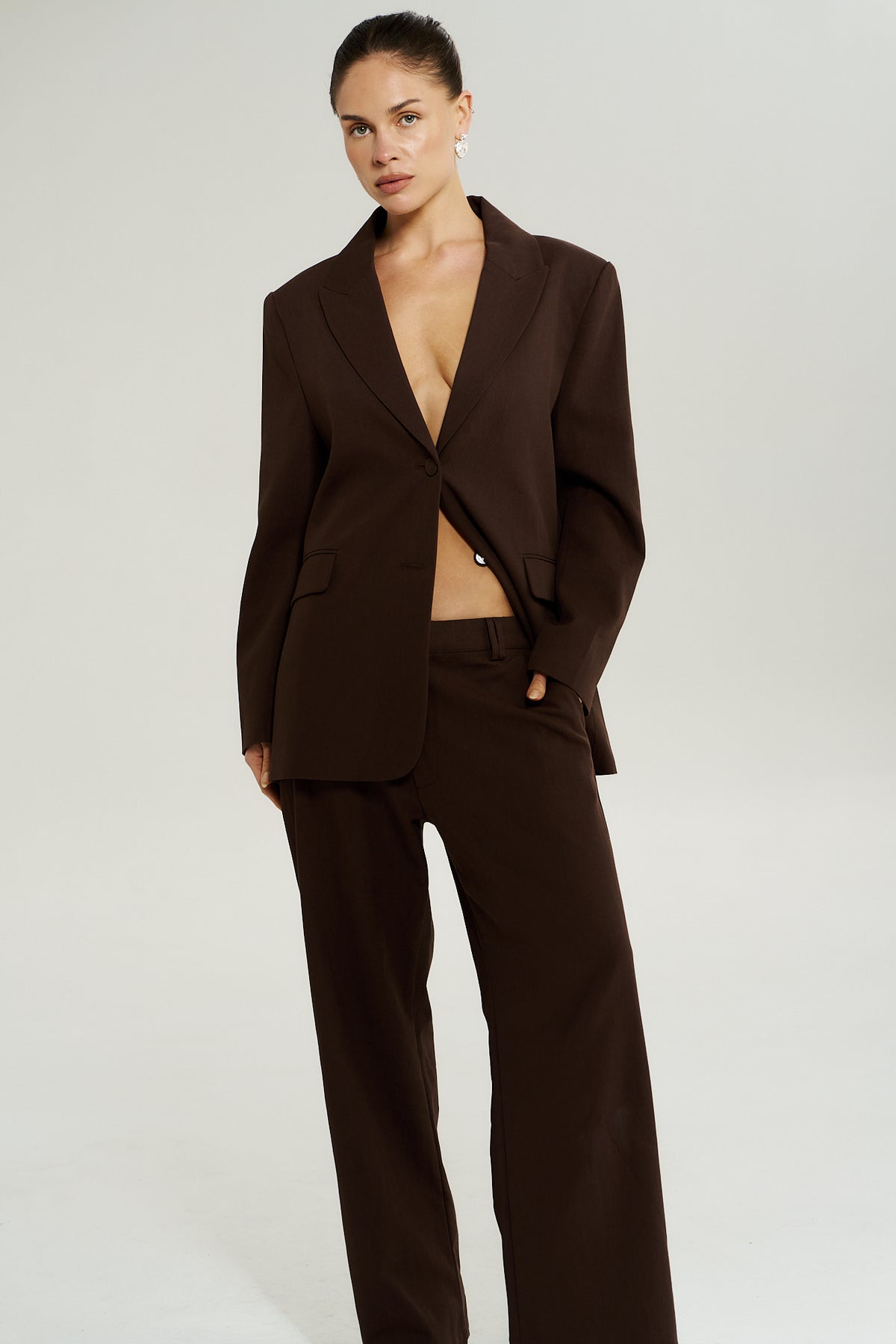 Summi Summi OS Blazer - Chocolate