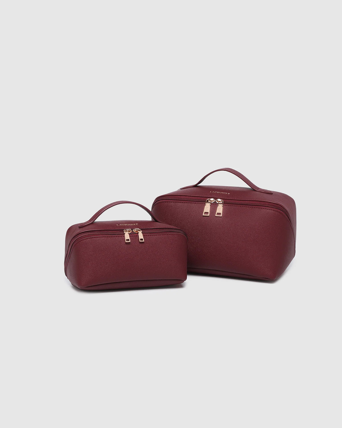 Orion Ellis Cosmetic Bag Set - Burgundy