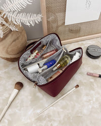 Orion Ellis Cosmetic Bag Set - Burgundy