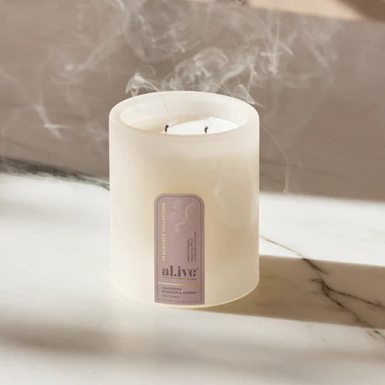 Soy Candle - Raspberry Blossom & Juniper