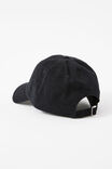 PIP EVERYDAY CAP - BLACK ECRU STITCH