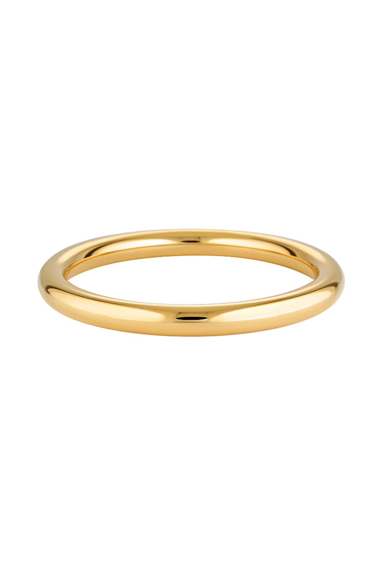 Chubby Tube Bangle - Gold