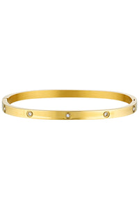 Dylan Bangle Gold - Celestial Clear
