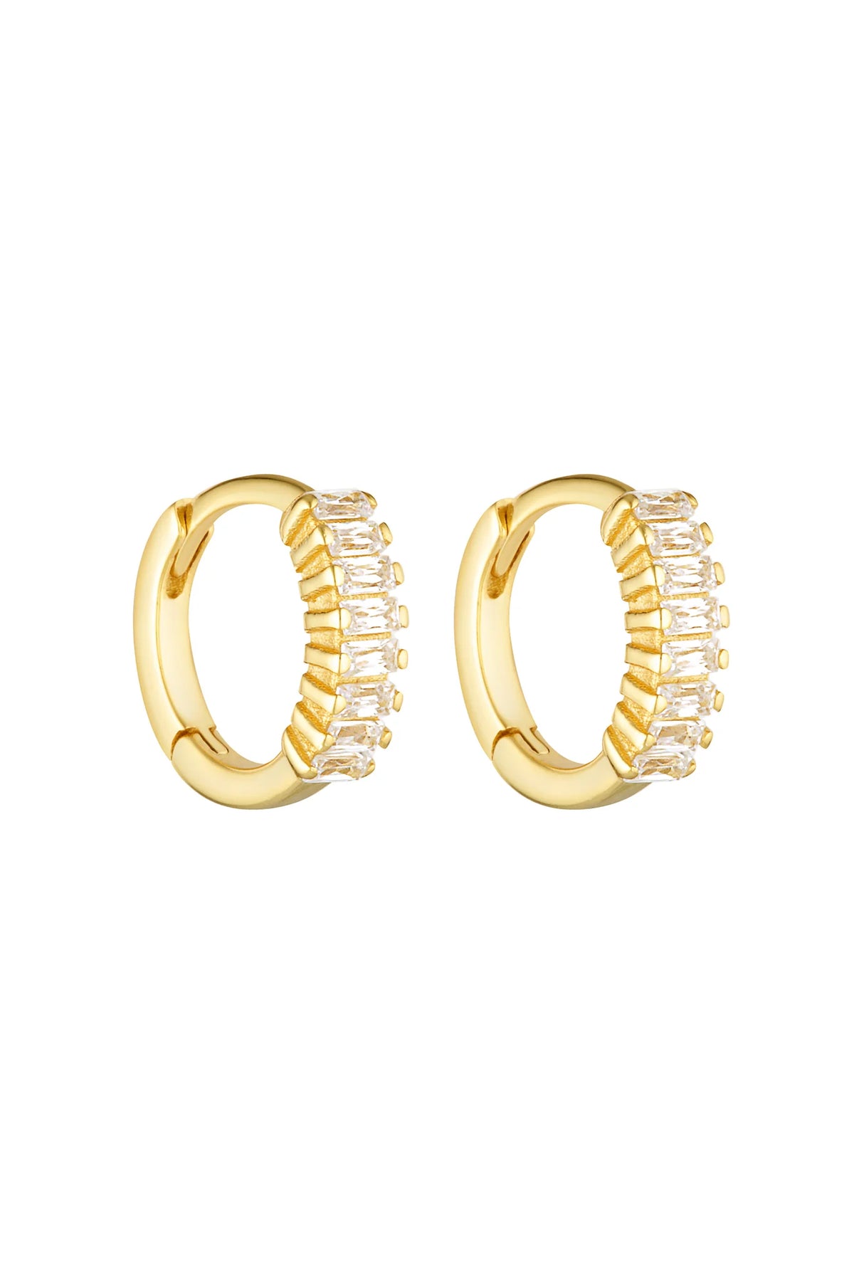 Gemini Huggies - Gold/Clear