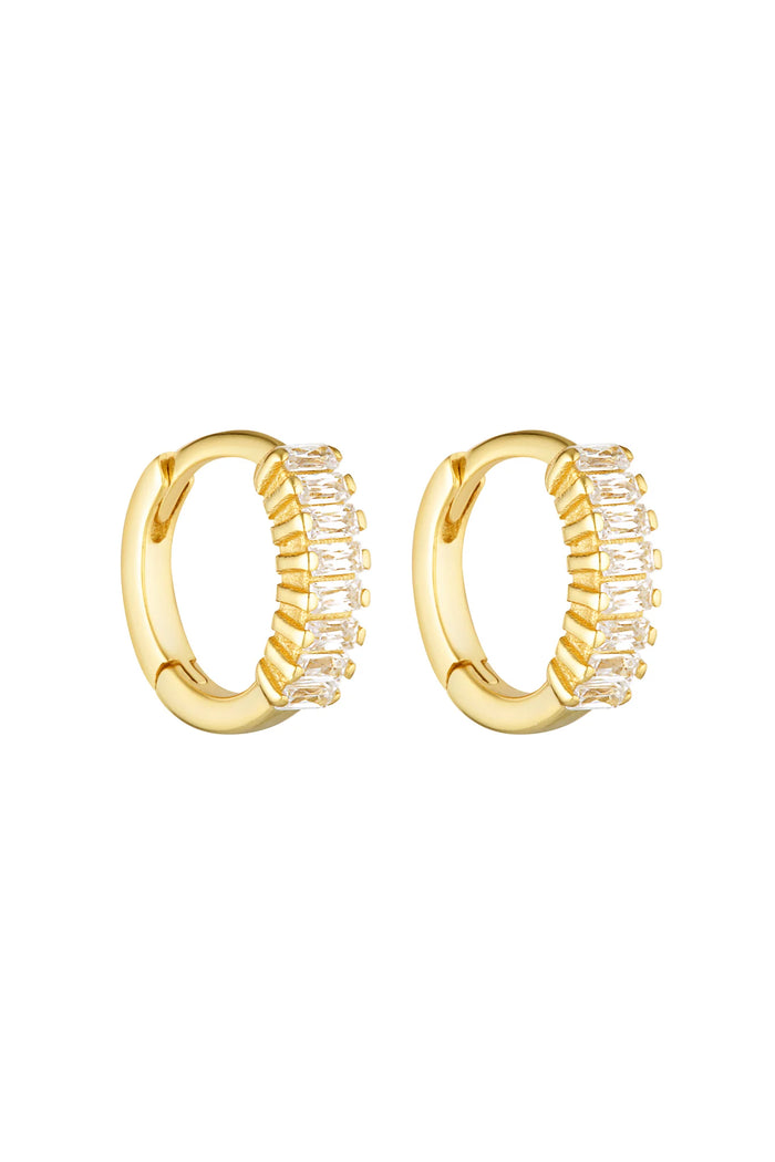 Gemini Huggies - Gold/Clear