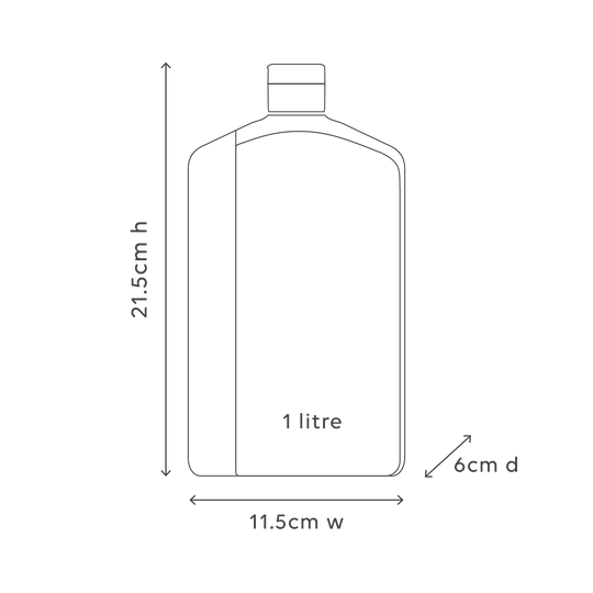 1 L Wash Refill - Apricot & Sweet Fig