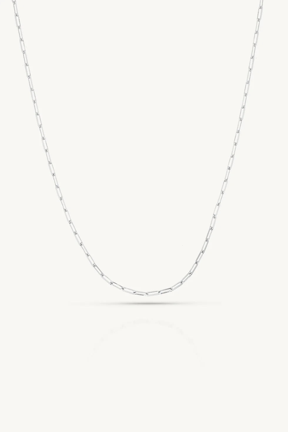 Paperclip Silver Chain