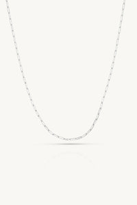 Paperclip Silver Chain