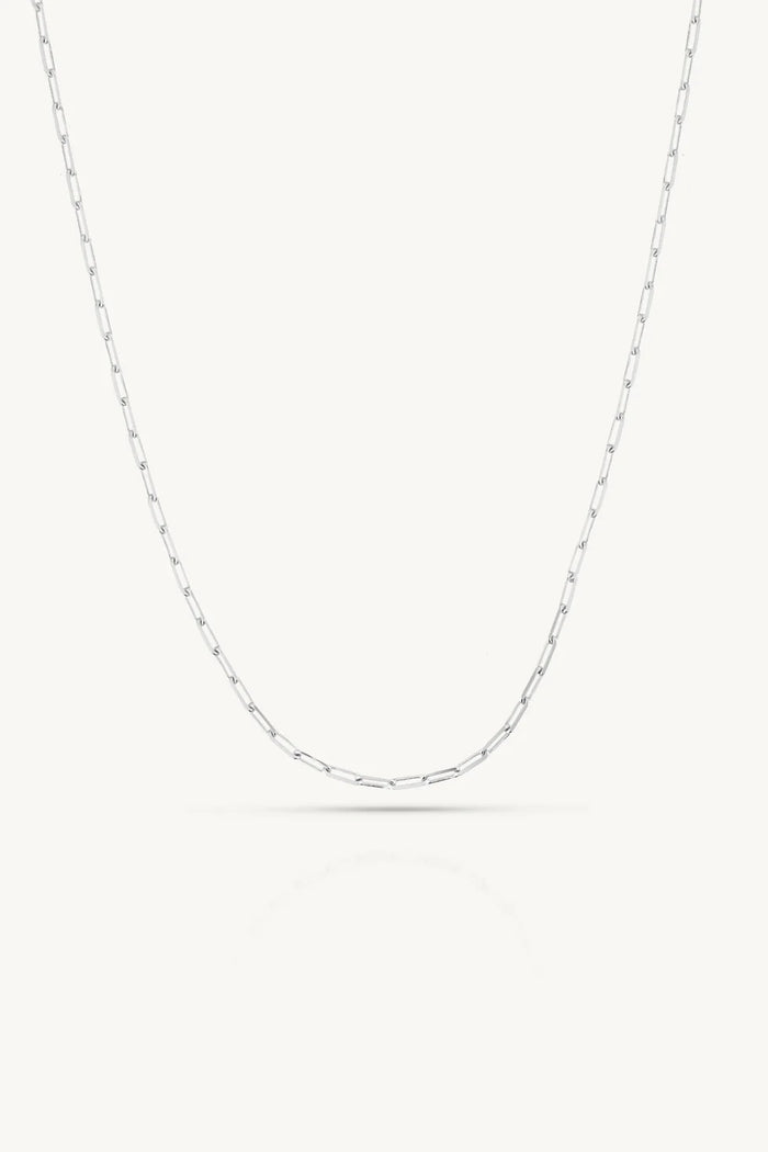 Paperclip Silver Chain
