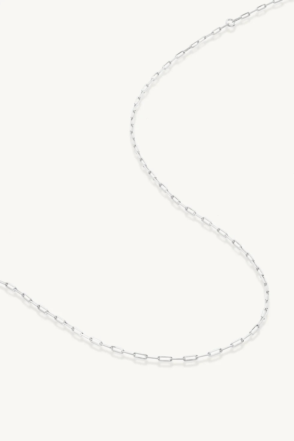 Paperclip Silver Chain